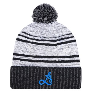 LSC - AJM Acrylic / Polyester Micro Fleece Cuff Toque w/ Pom Pom